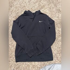 Nike Dark Gray Hoodie with White Swoosh